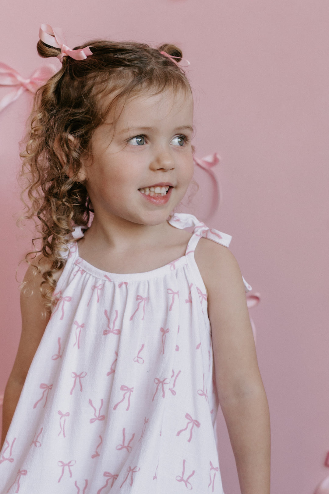 Tie Dress | Pink Bows