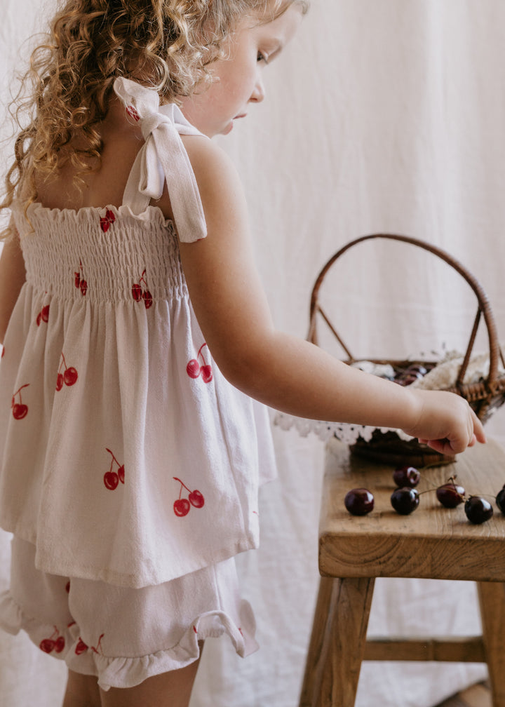 Short Set | Red Cherries