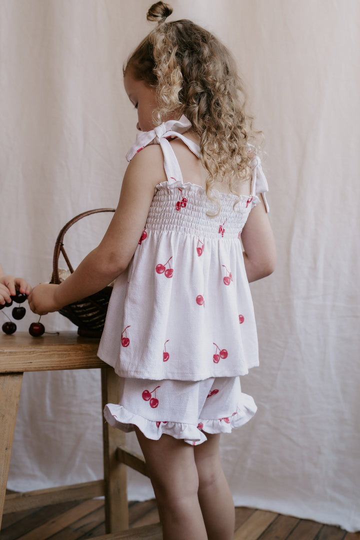 Short Set | Red Cherries