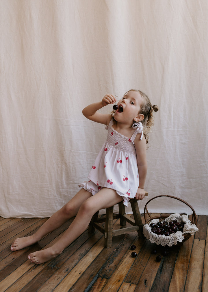 Short Set | Red Cherries