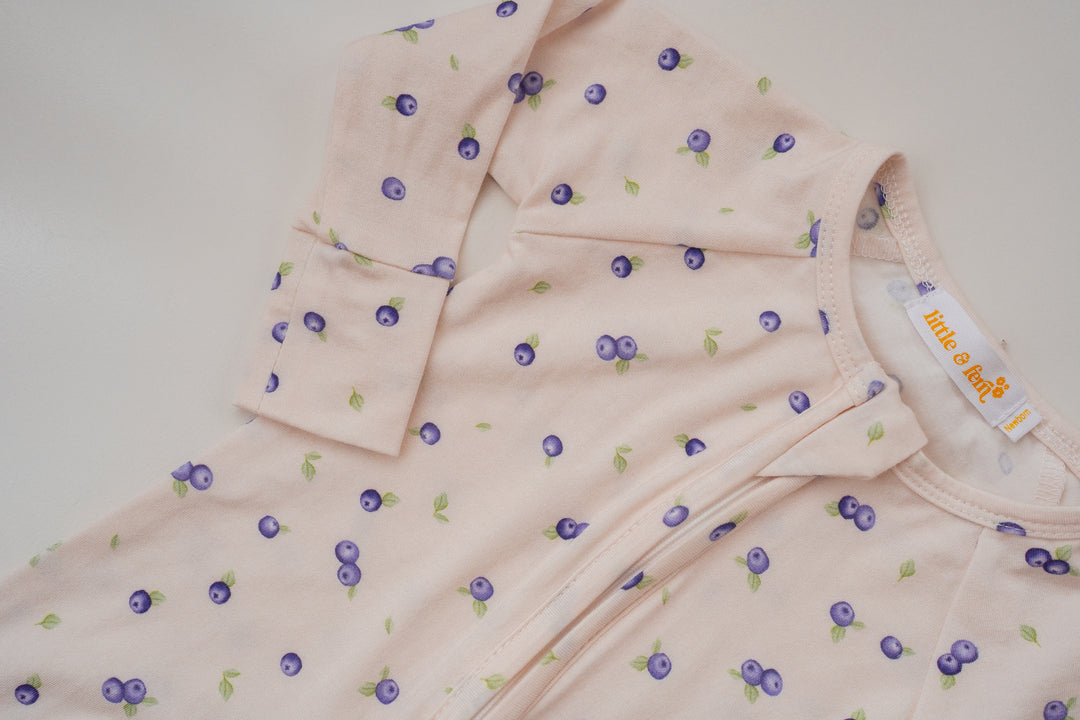 Zip Romper | Blueberries