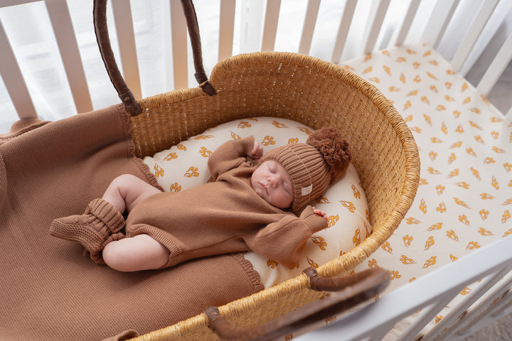 Flat Knit Romper | Chestnut