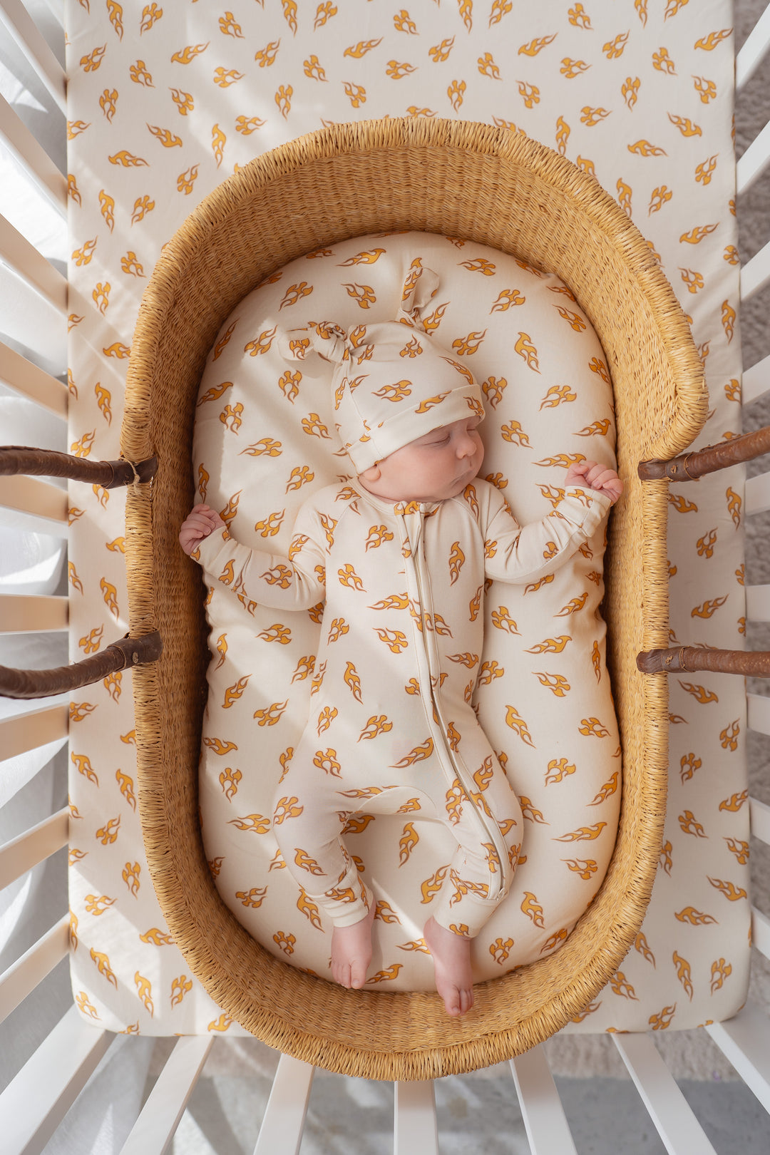 Bassinet Sheet | Flames