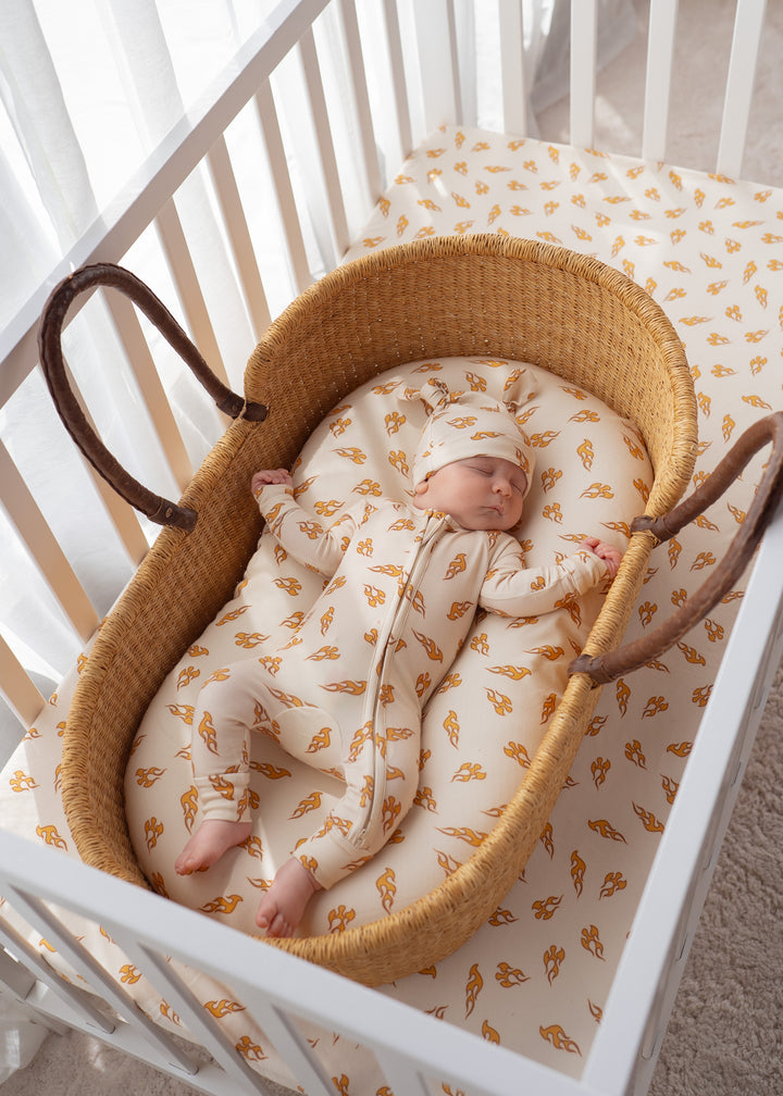 Bassinet Sheet | Flames