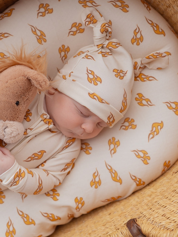 Double Knot Beanie | Flames