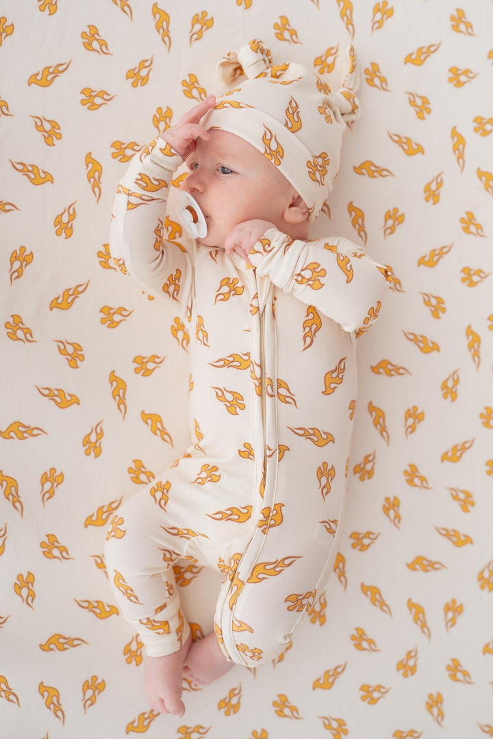Zip Romper | Flames