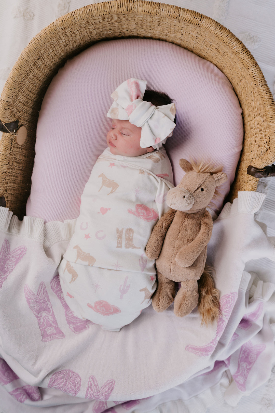 Swaddle Set | Cowgirls