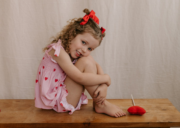 Short Set | Red Hearts