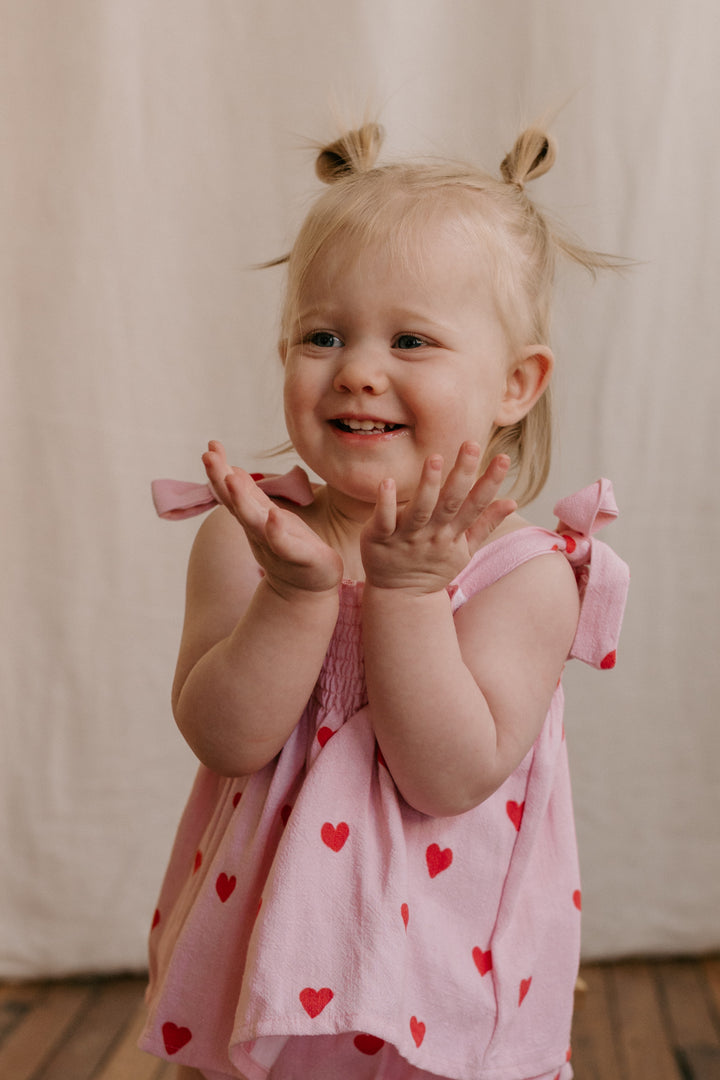 Bloomer Set | Red Hearts