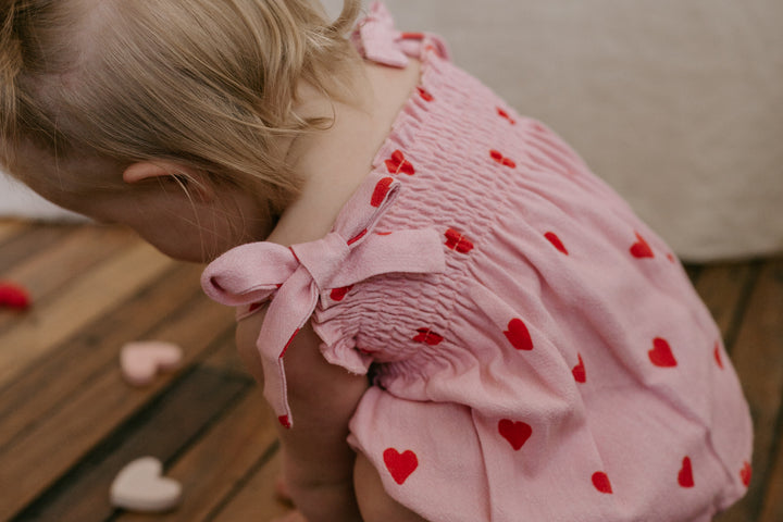 Bloomer Set | Red Hearts