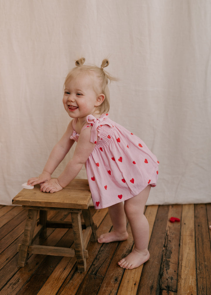 Bloomer Set | Red Hearts