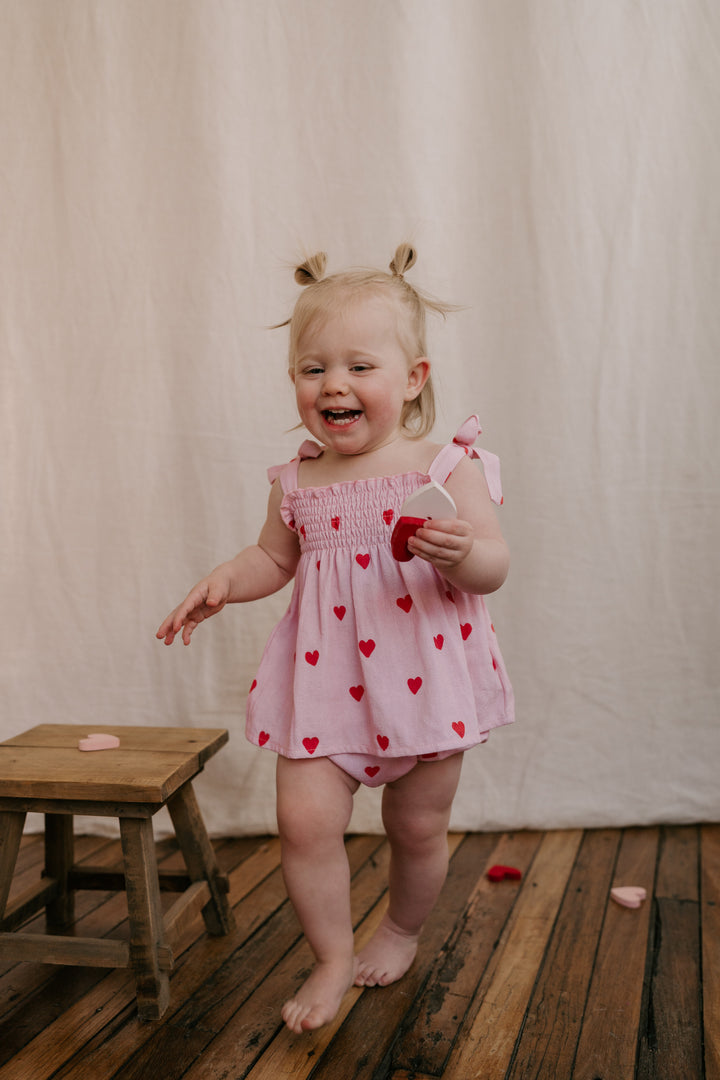 Bloomer Set | Red Hearts