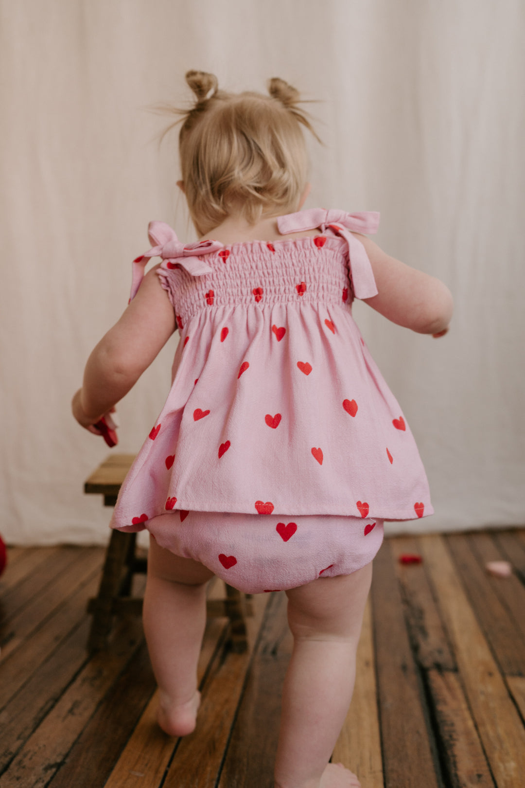 Bloomer Set | Red Hearts