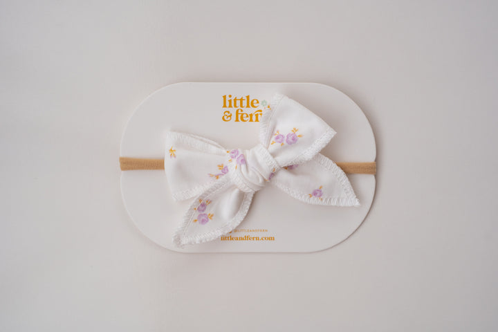 Bow Headband | Lilac Meadow