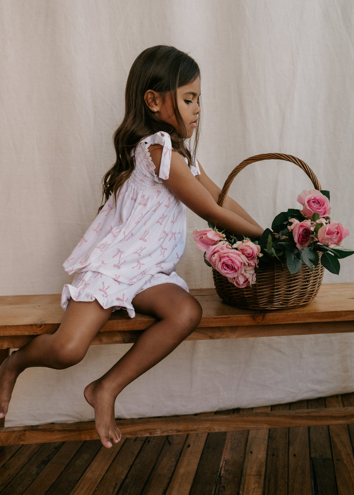 Short Set | Pink Bows