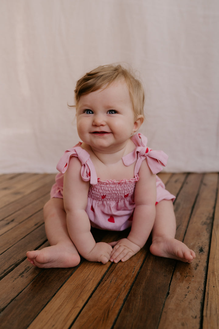 Bloomer Set | Red Hearts