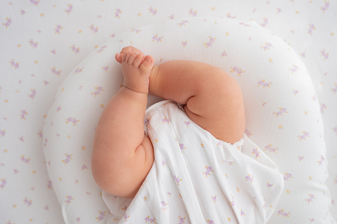 Tie Bubble Romper | Lilac Meadow