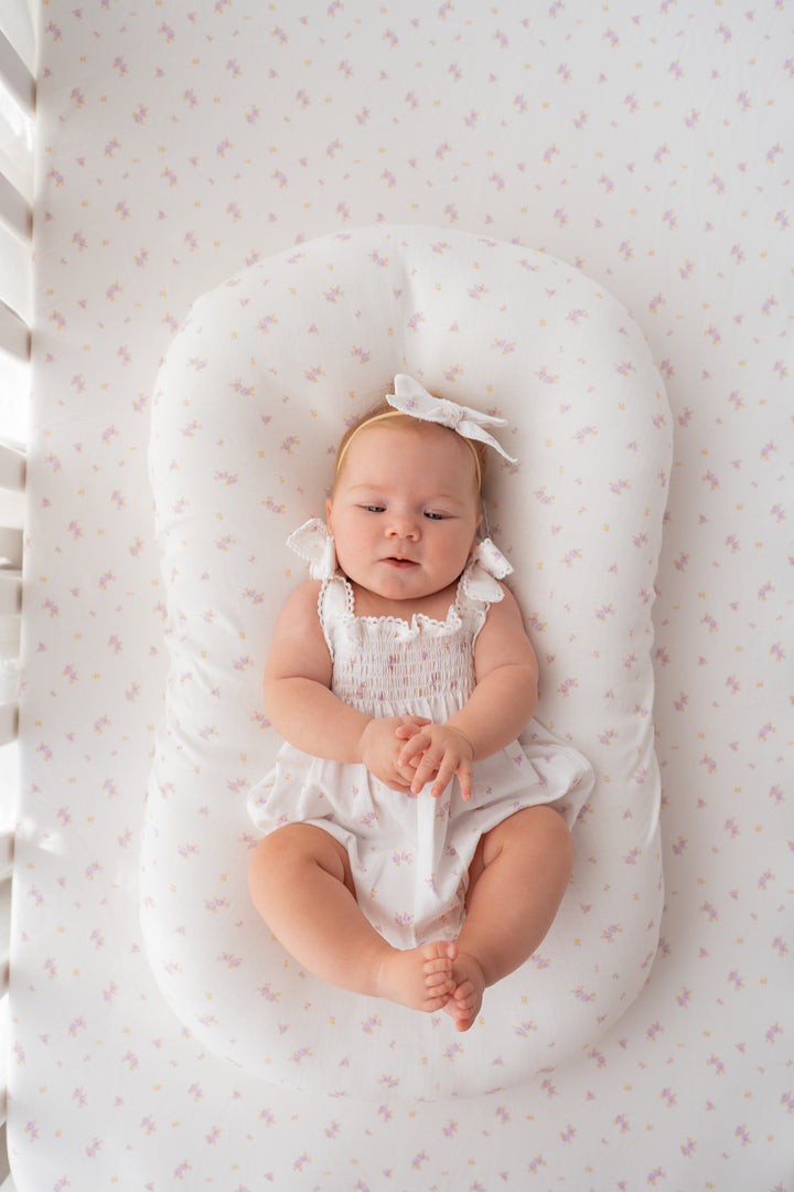 Cot Sheet | Lilac Meadow