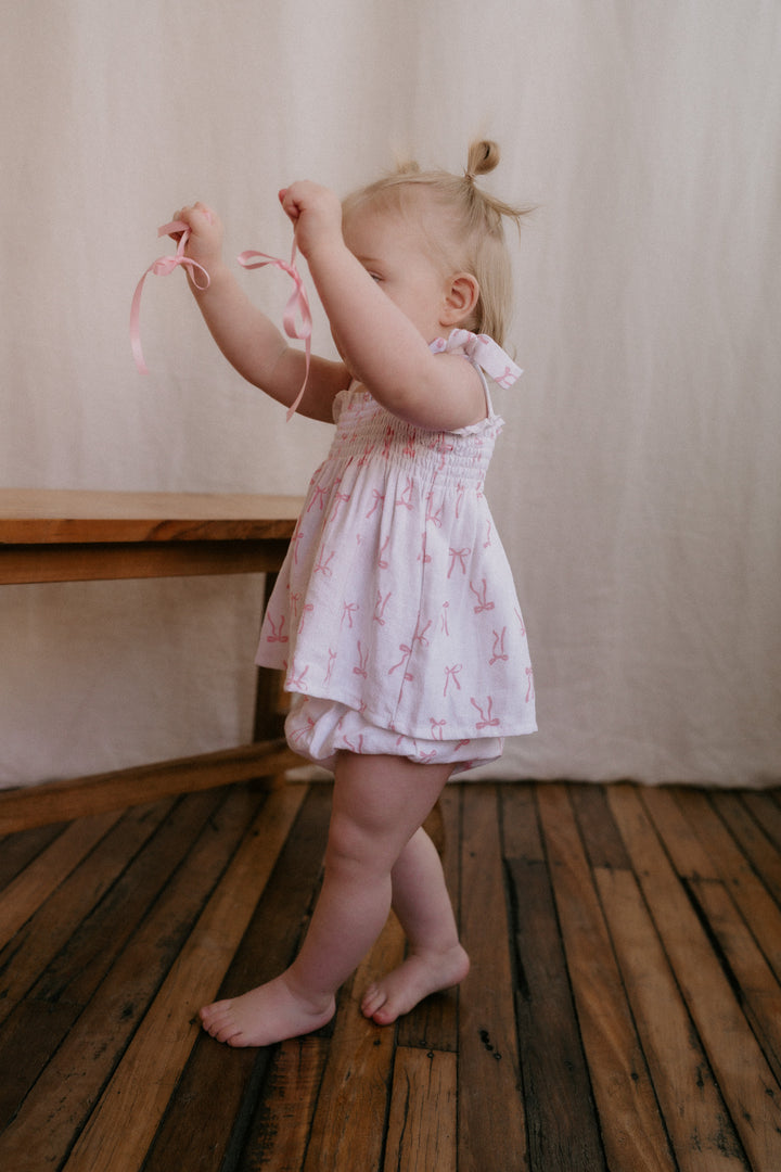 Bloomer Set | Pink Bows