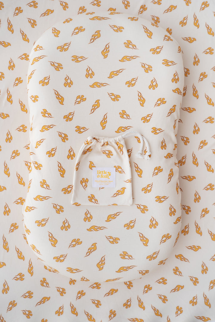 Bassinet Sheet | Flames