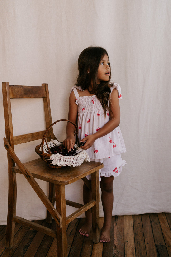 Short Set | Red Cherries