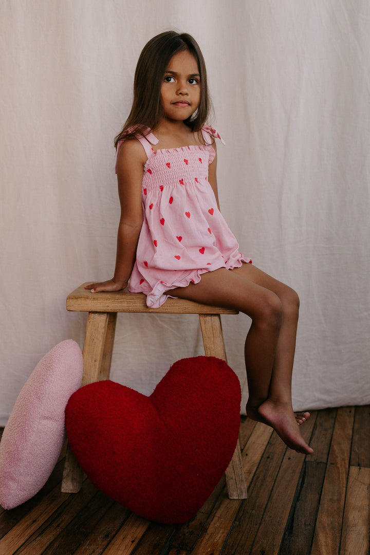 Short Set | Red Hearts