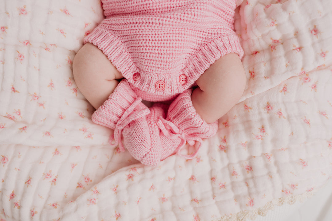 Chunky Knit Romper | Marshmallow