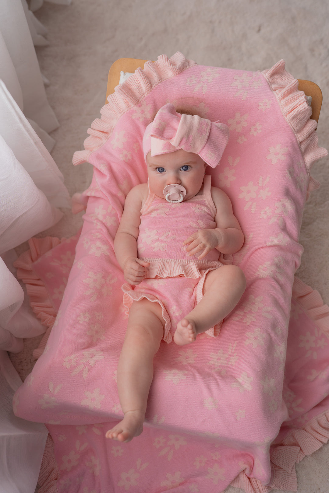 Knit Summer Set | Daisy Pink Floral