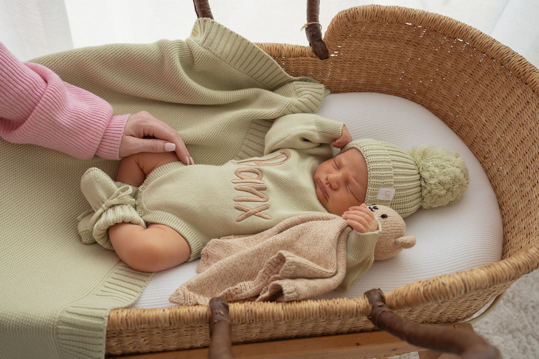 Knit Romper | Matcha