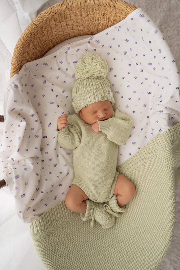 Knit Romper | Matcha