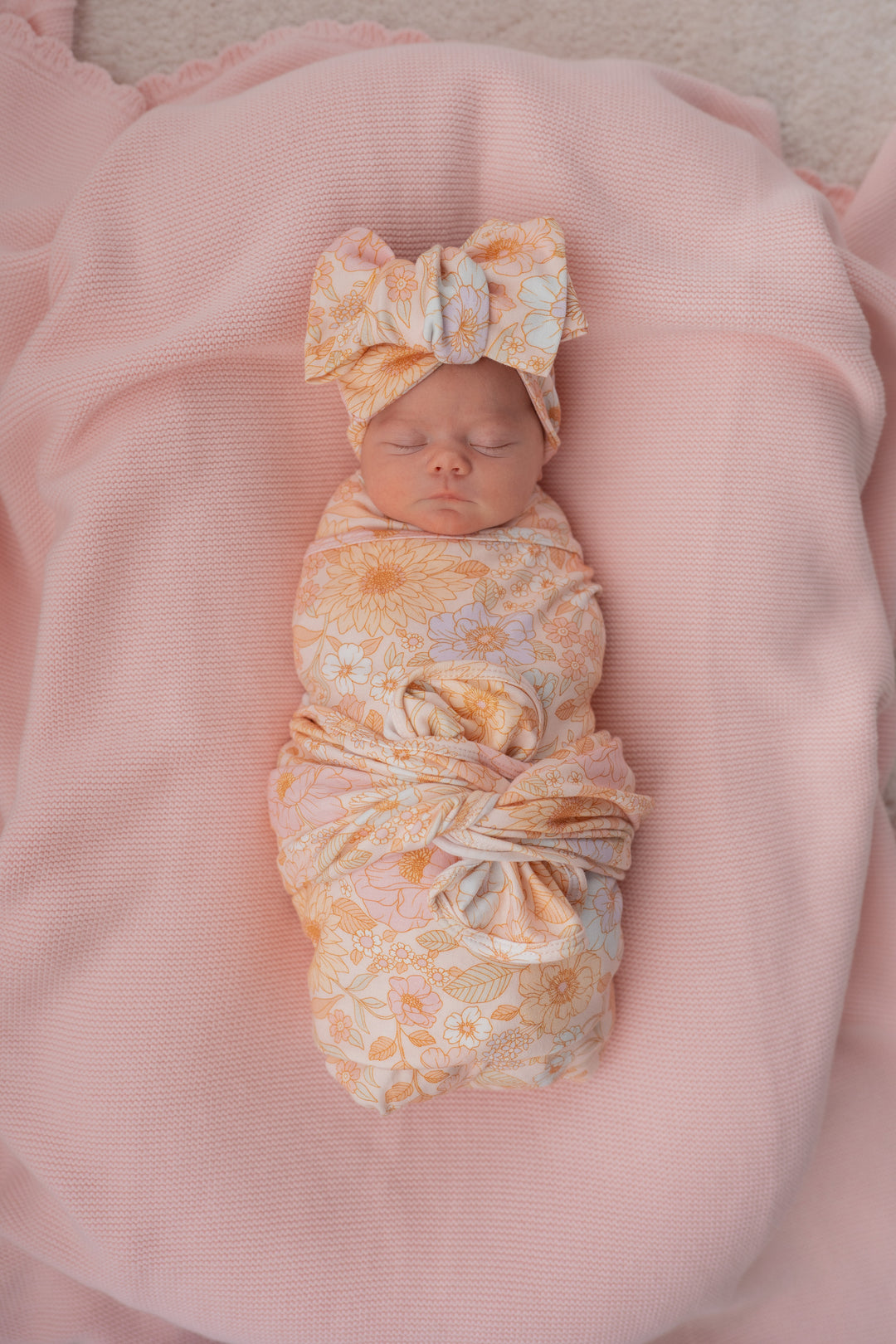 Heirloom Knit Blanket | Baby Pink *PRE-ORDER*