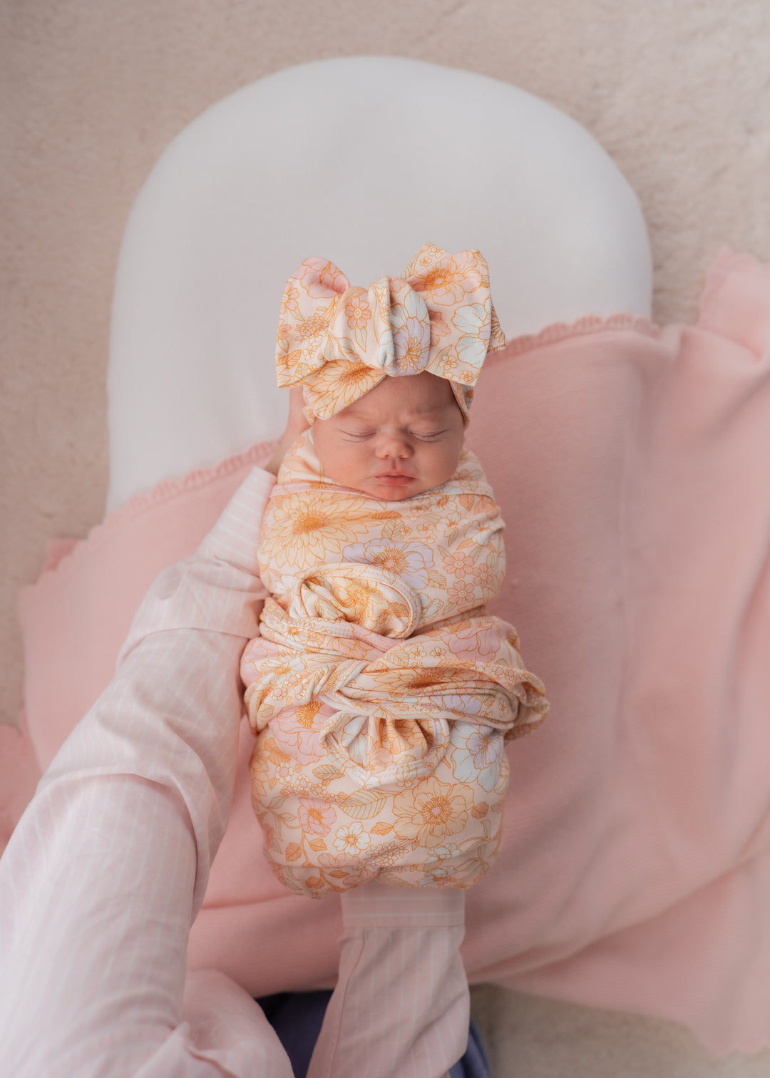 Swaddle Set | Pastel Bloom