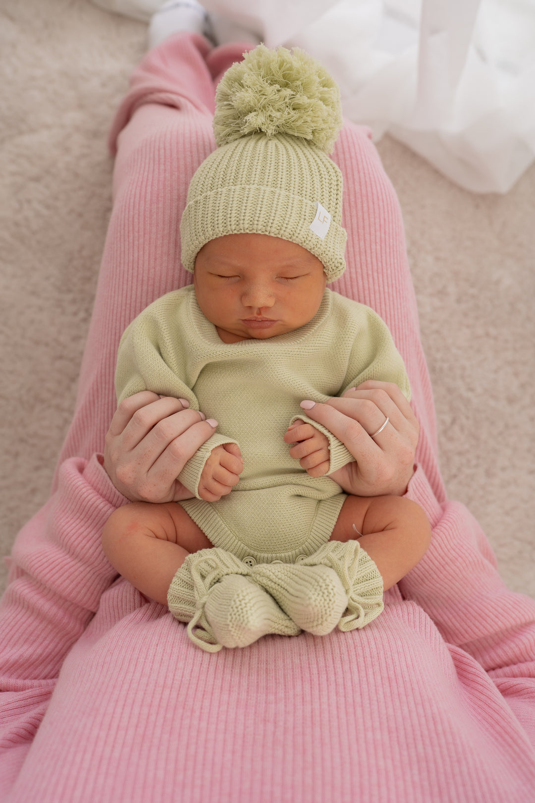 Knit Romper | Matcha