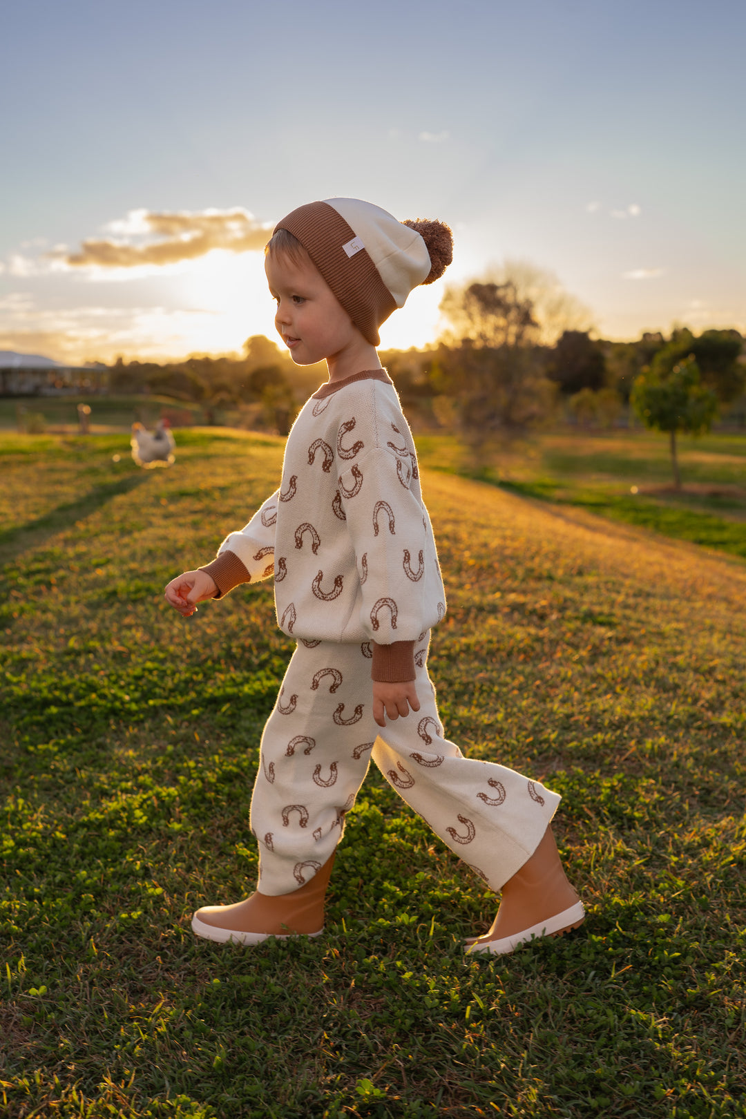 Knit Set | Western Horse Shoe