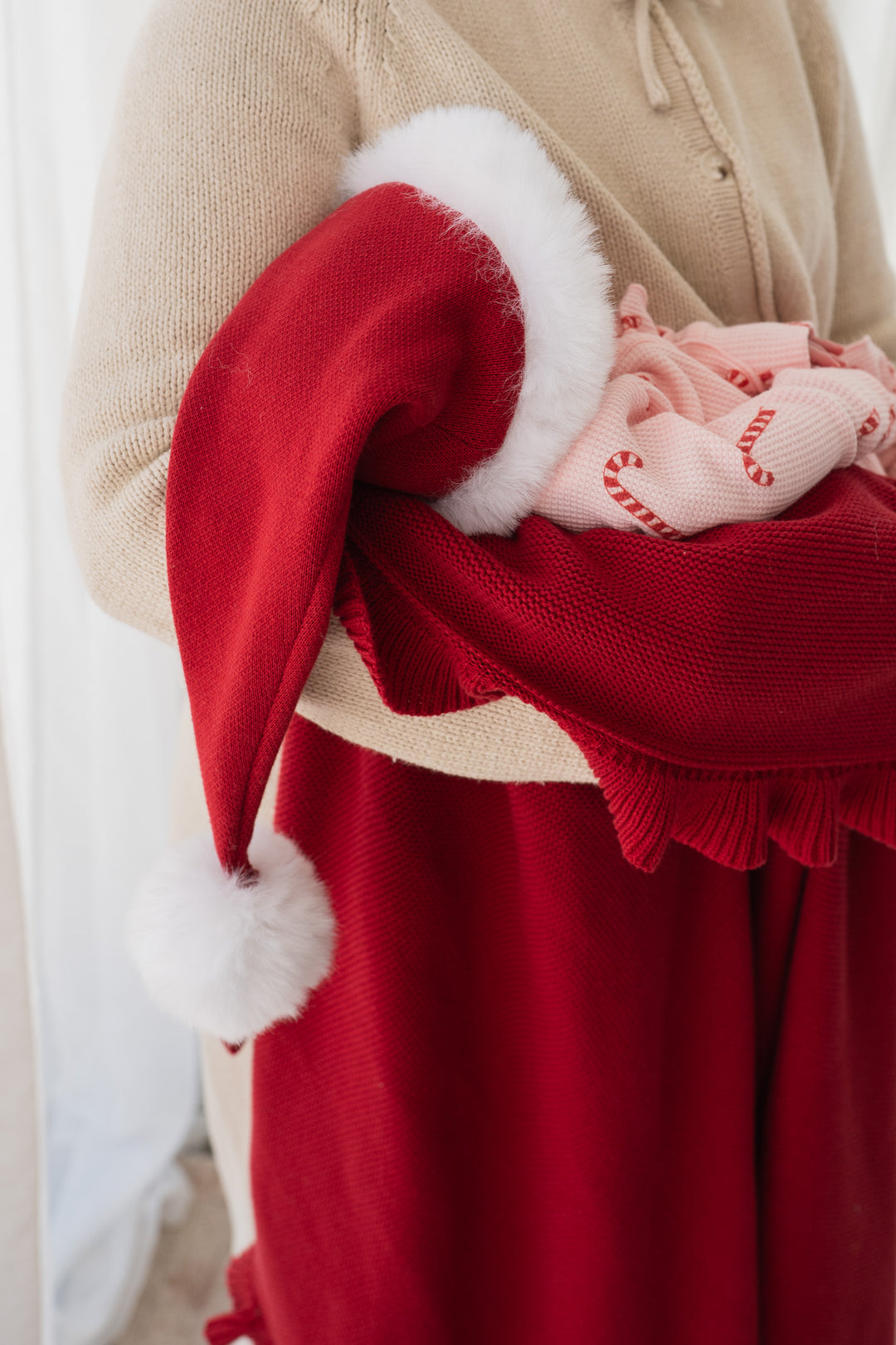 Knit Santa Hat | Rudolph Red | PRE-ORDER