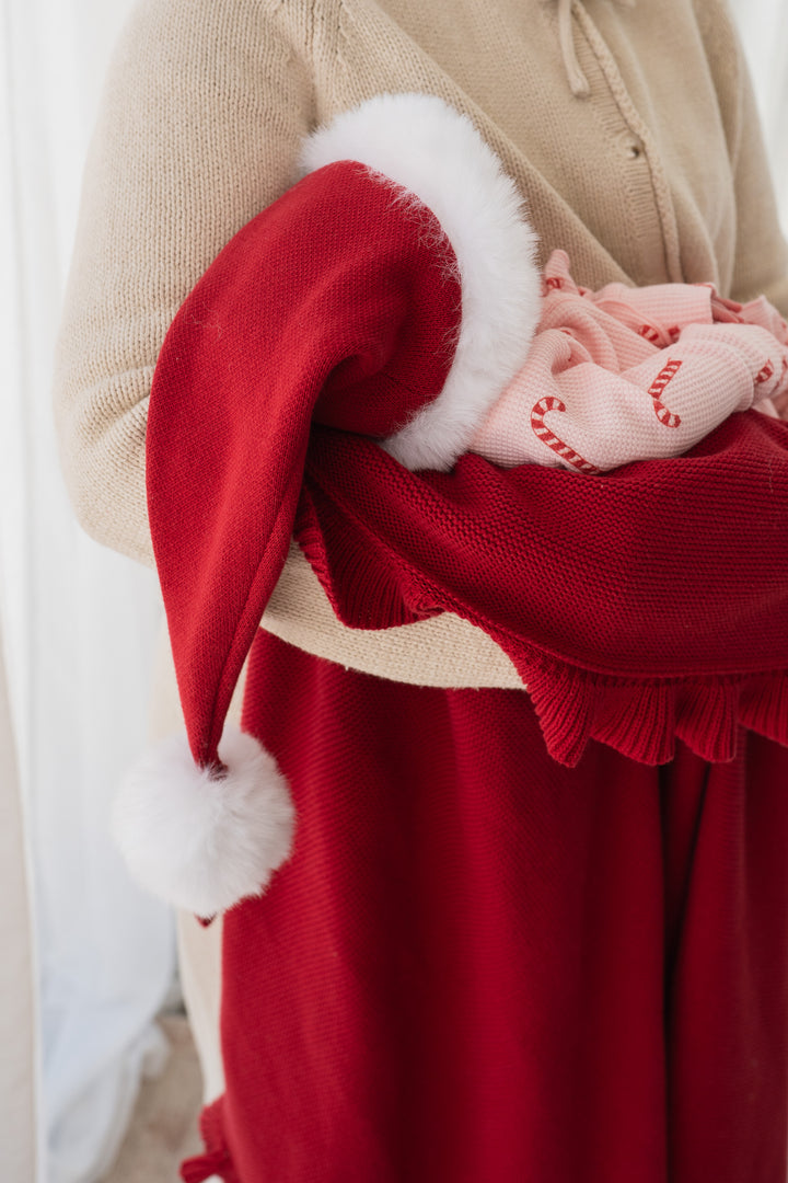 Knit Santa Hat | Rudolph Red | PRE-ORDER