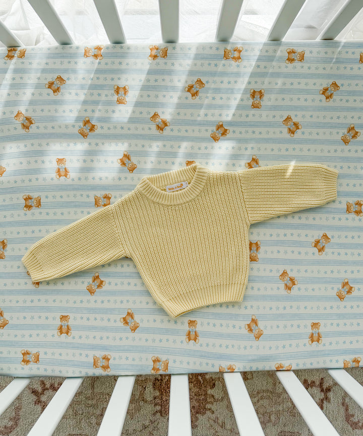Chunky Baby Knit Jumper | Lemon