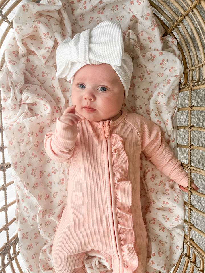 Muslin Swaddle | Paisley Peony