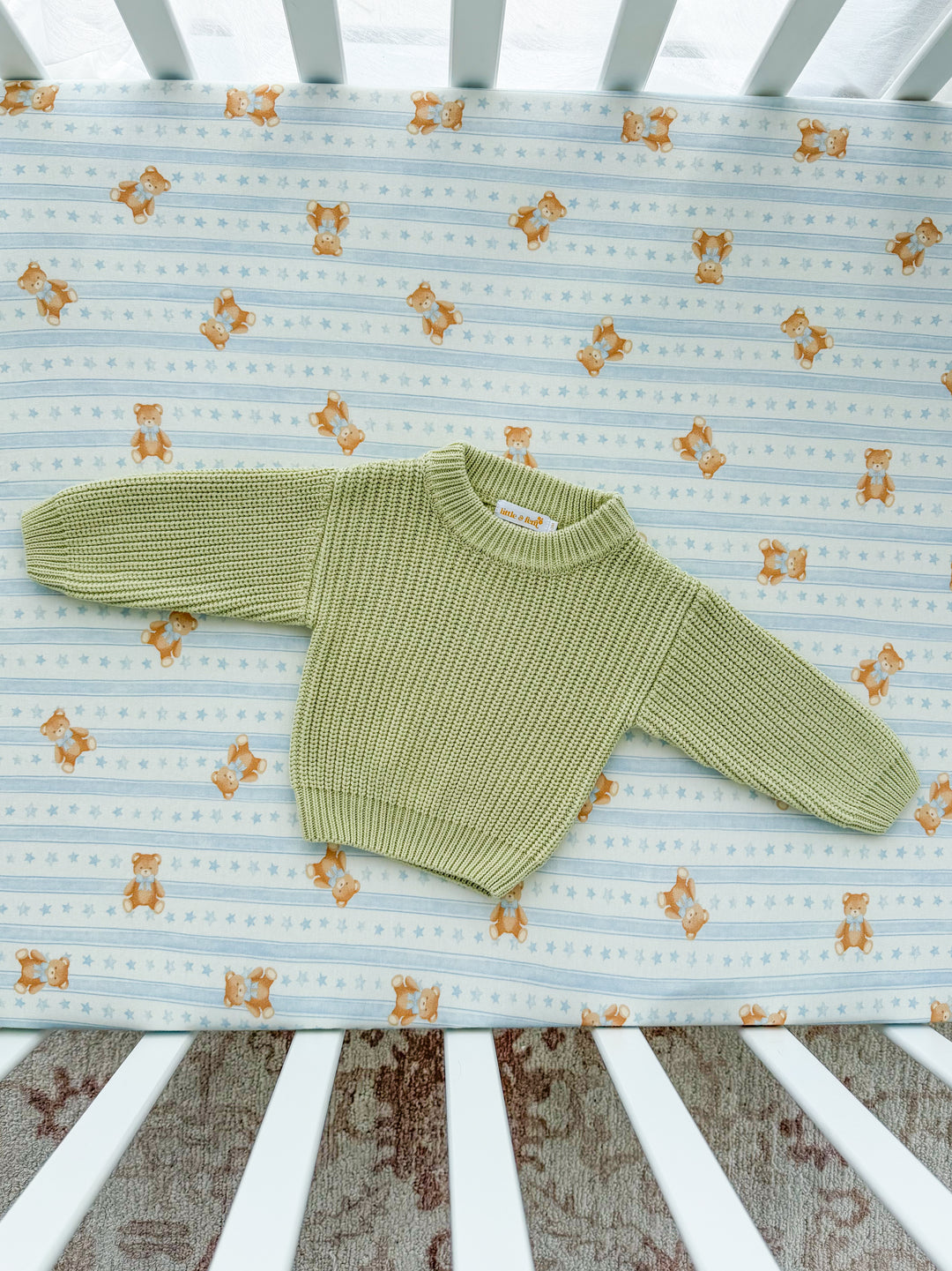 Chunky Baby Knit Jumper | Matcha