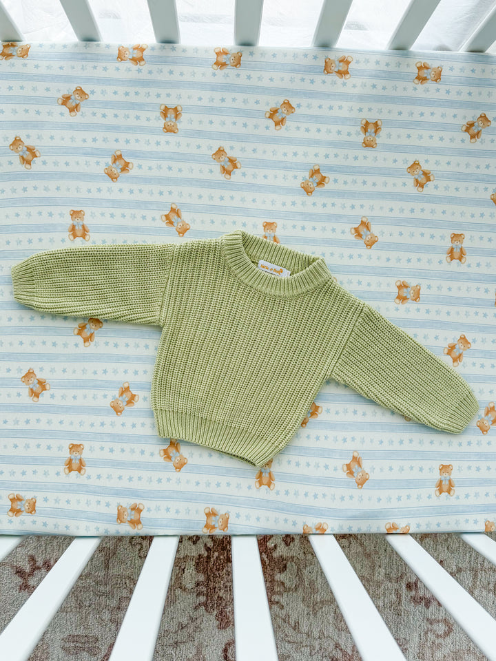 Chunky Baby Knit Jumper | Matcha