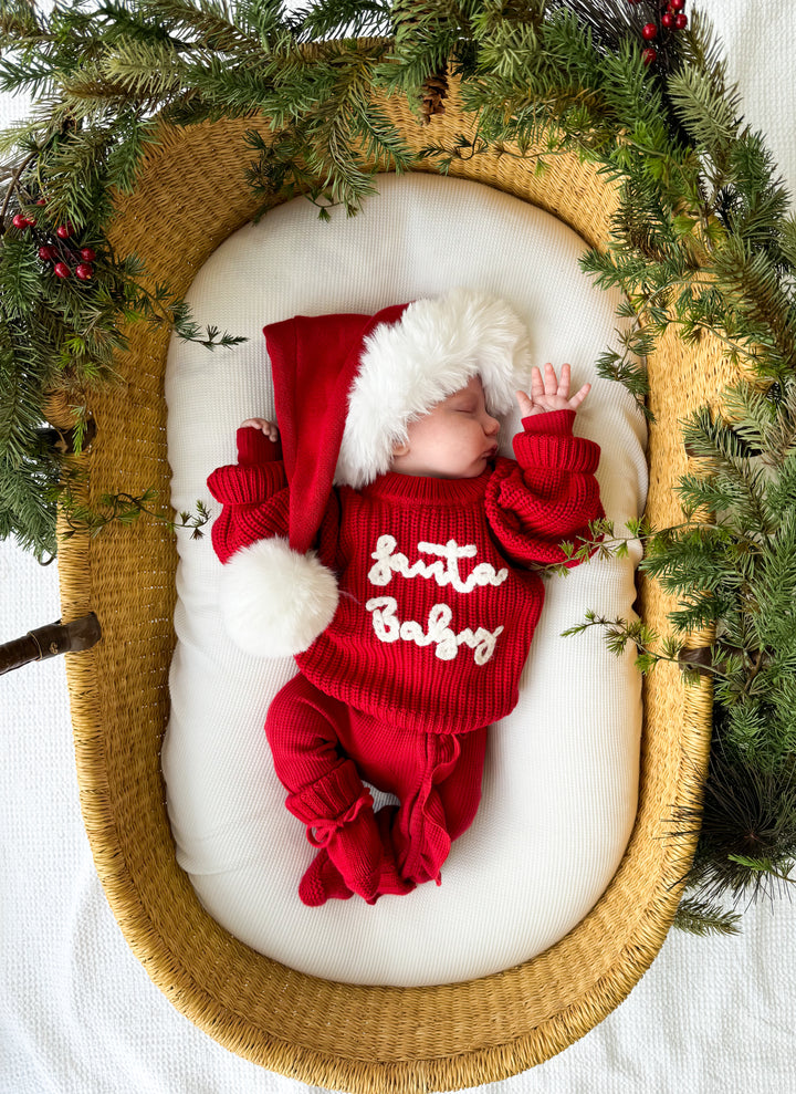 'Santa Baby' Chunky Knit Jumper | Rudolph