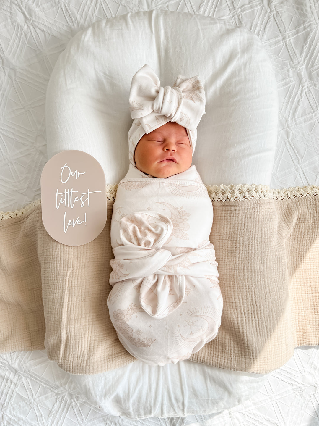 Celestial Fawn | Jersey Swaddle Set