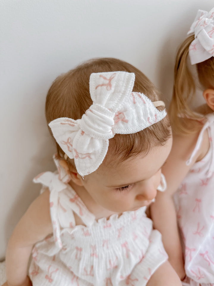 Bow Headband | Pink Bows
