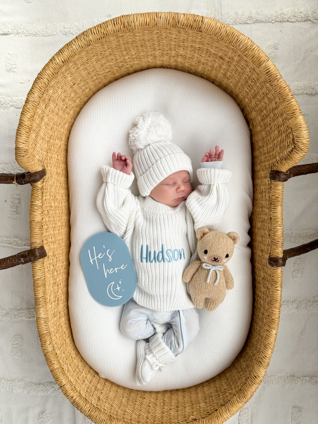 Bassinet Sheet | Waffle Milk