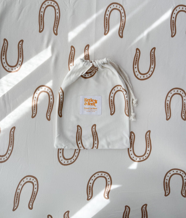 Cot Sheet | Western Horse Shoe