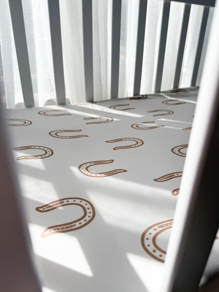 Cot Sheet | Western Horse Shoe