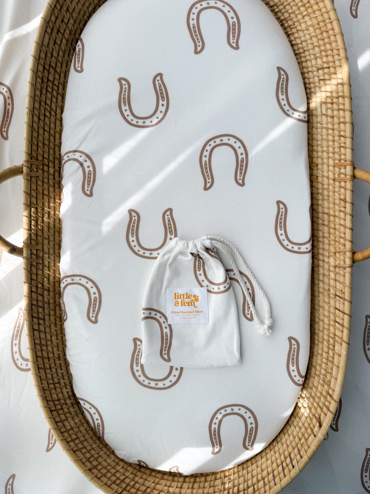 Bassinet Sheet | Western Horse Shoe