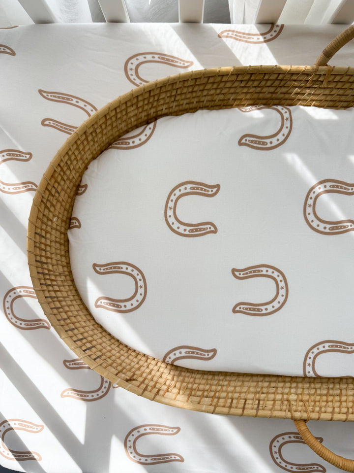Bassinet Sheet | Western Horse Shoe
