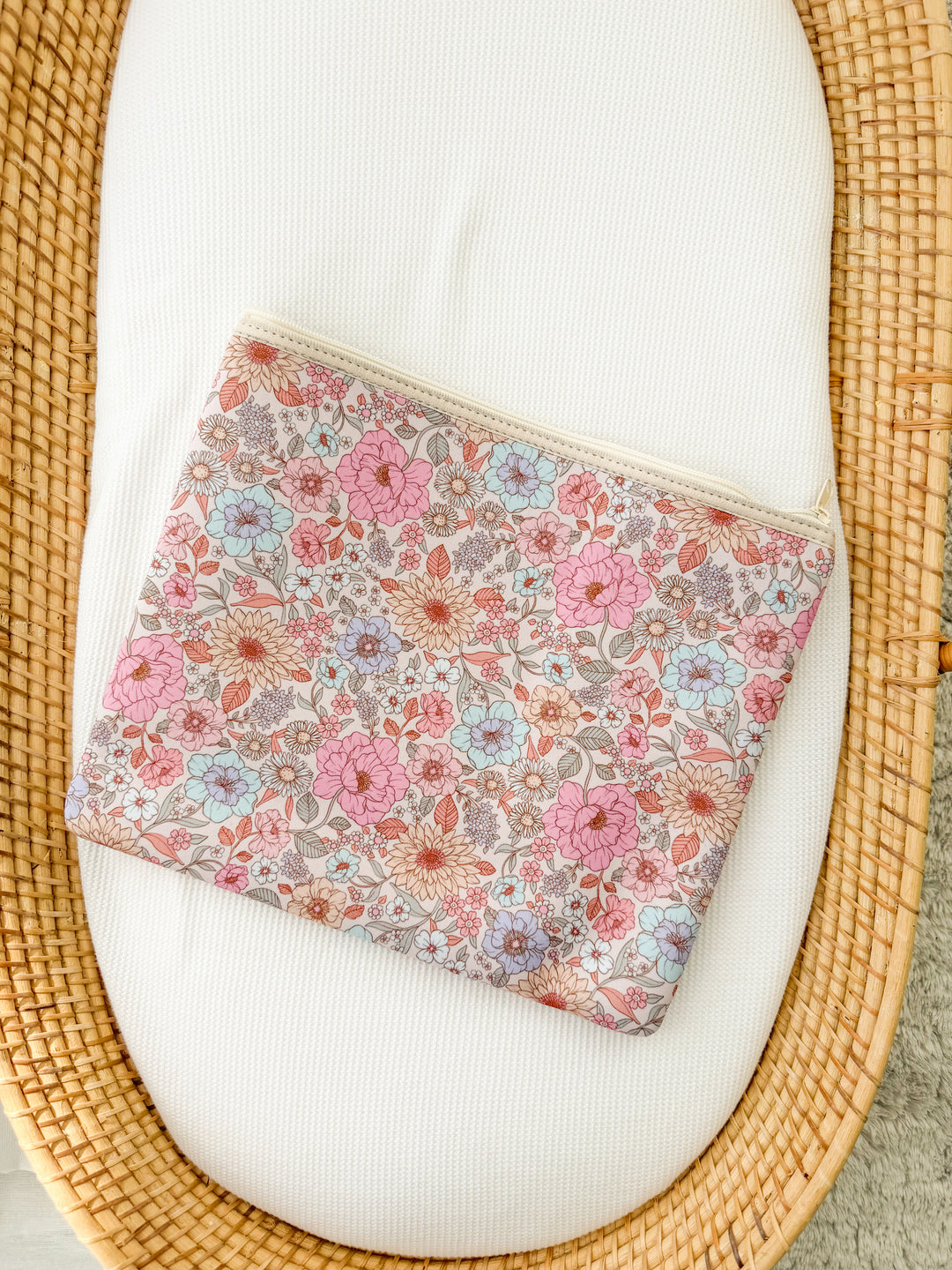 Neoprene Pouch | Pastel Bloom