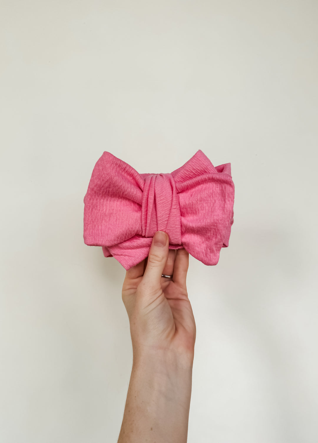 Reevie Oversized Topknot | Hot Pink